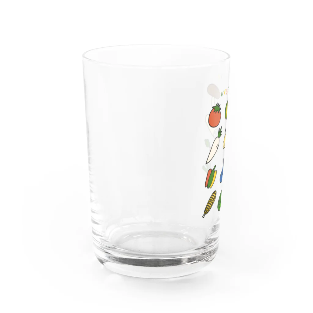 麦畑の野菜イラスト Water Glass :left