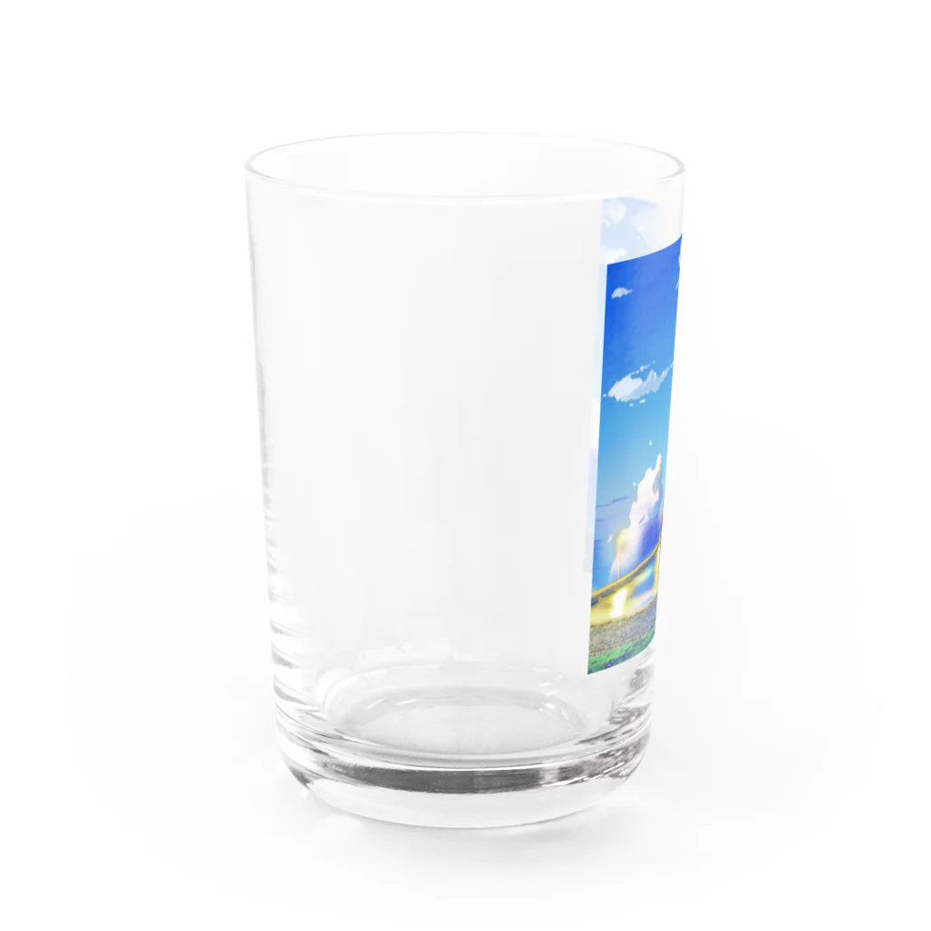 みのたの猫王子 Water Glass :left