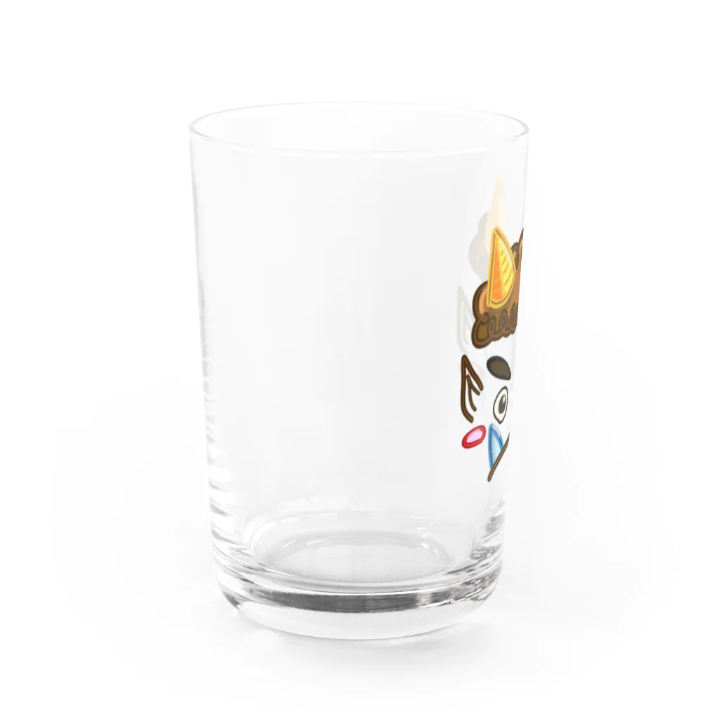 よもぎのショップの節分の鬼（豆まき用） Water Glass :left