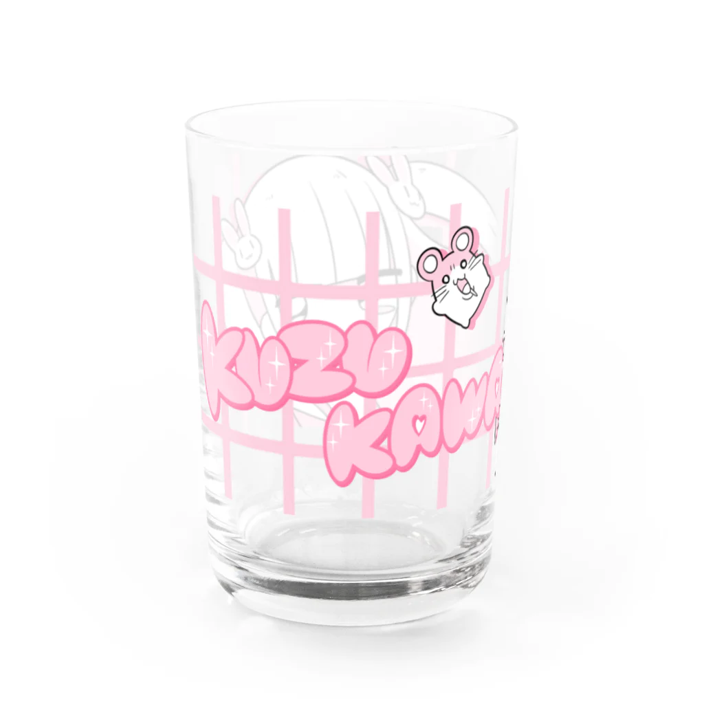 💗江崎びす子officialスズリ💗のクズかわチャン Water Glass :left