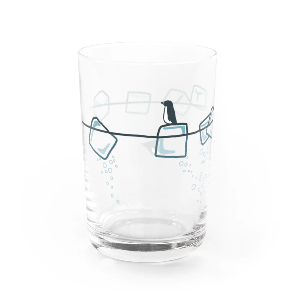 ninoのおよぐペンギン Water Glass :left