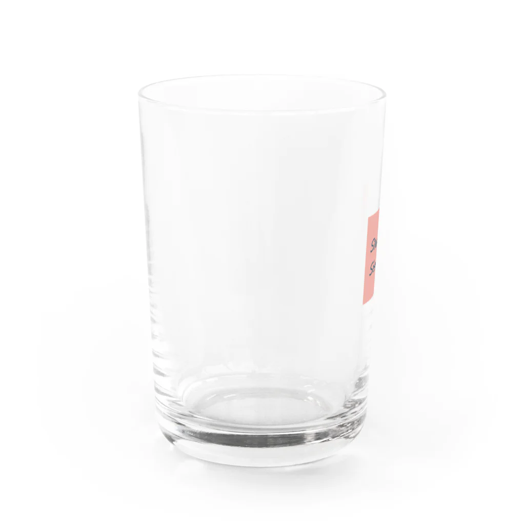 CAT-SCHOOLのストロベリー　ショートケーキ Water Glass :left