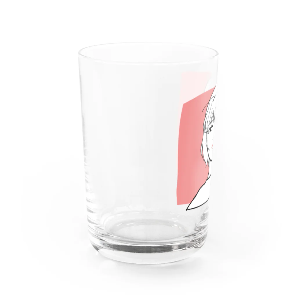 mocimiの風をうけるアンニュイガール Water Glass :left