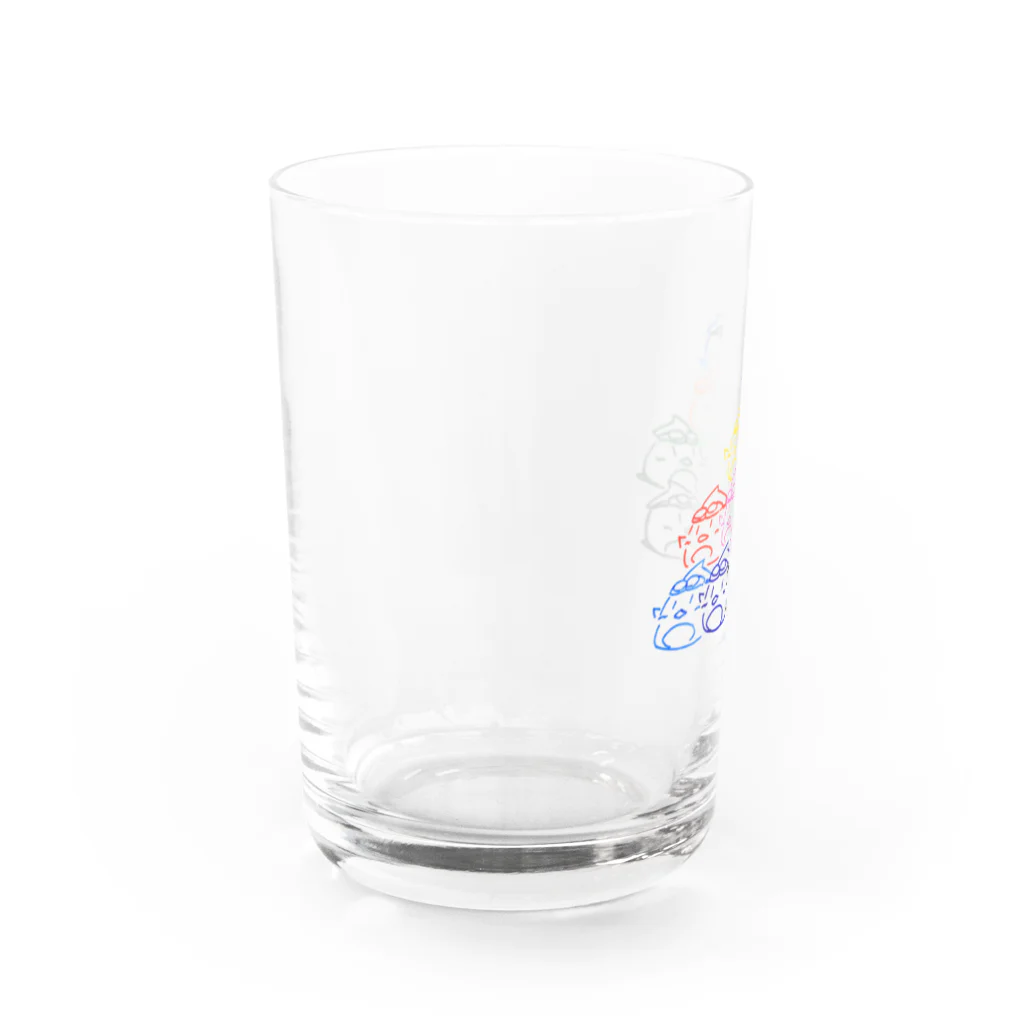 因幡めるのよぎやさんタワー Water Glass :left