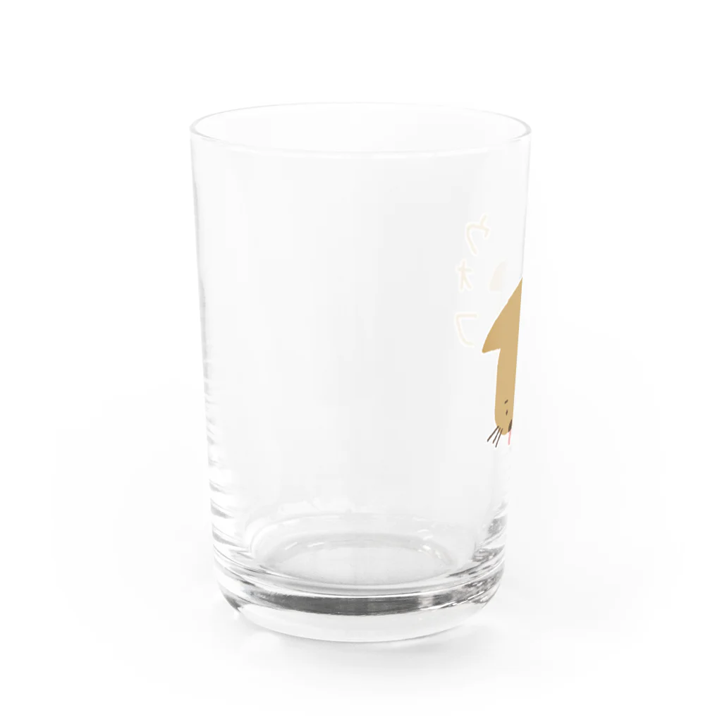 風野ひつじのちゃいぬくん Water Glass :left