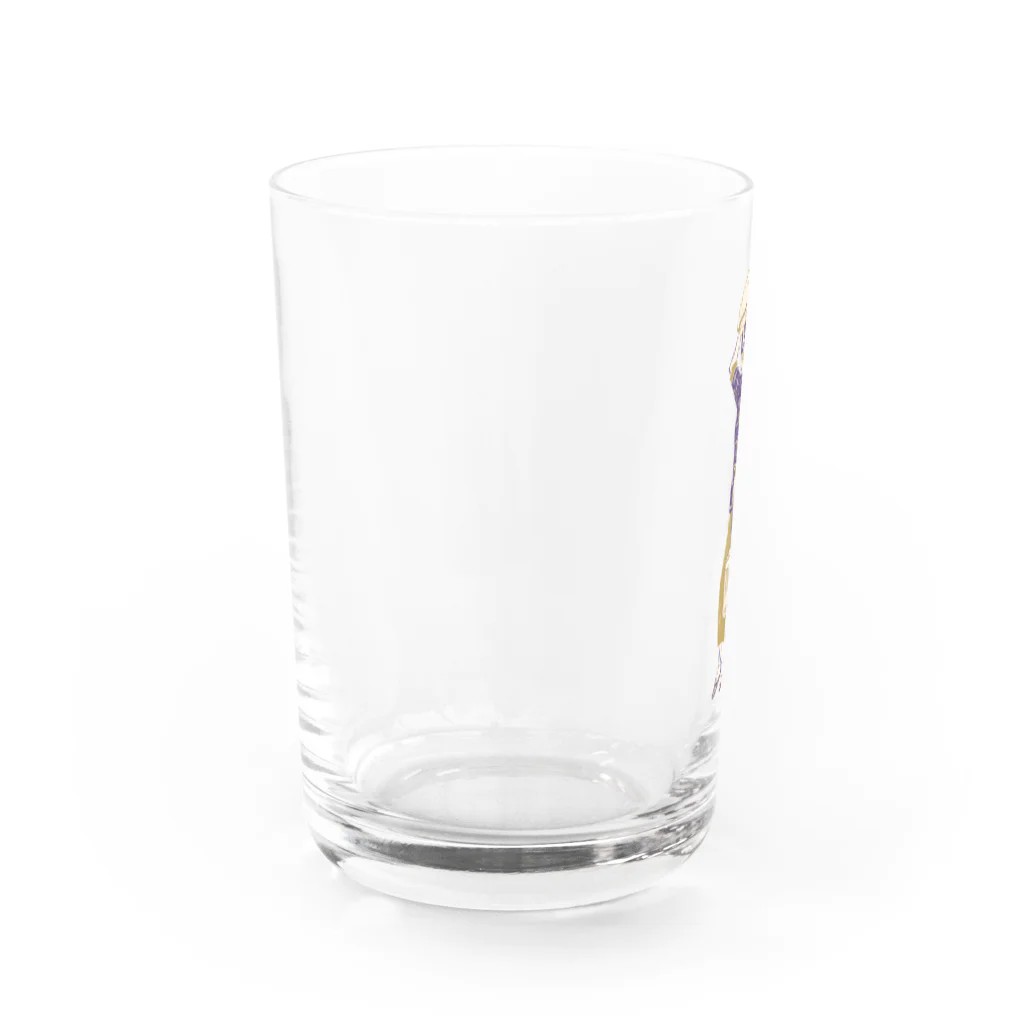 IZANAMI by Akane Yabushitaの【ミャンマーの人々】マーケットの女性 Water Glass :left