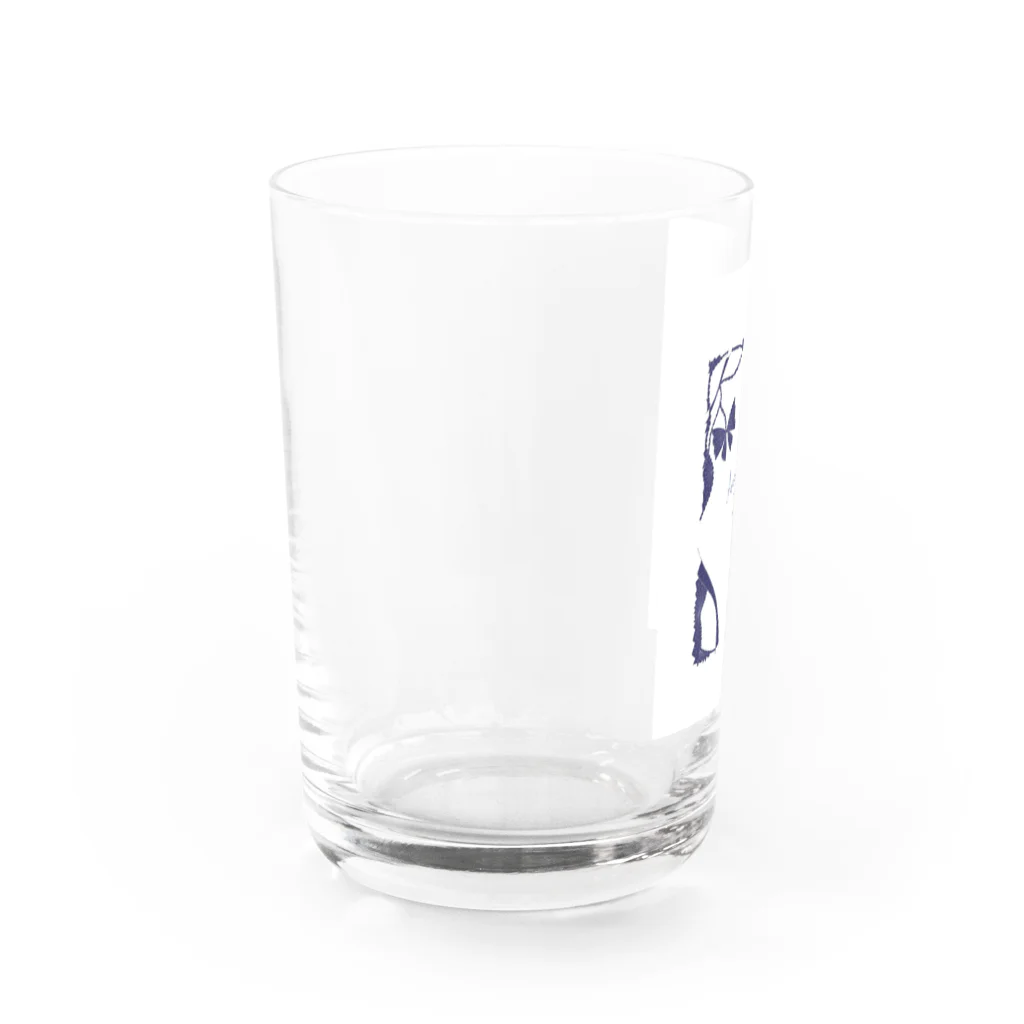 あみめのサーカスのほどけた編み目 Water Glass :left