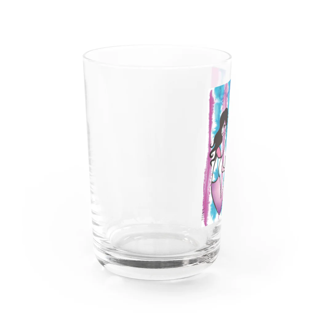 盲目百貨店の人魚の水遊び Water Glass :left