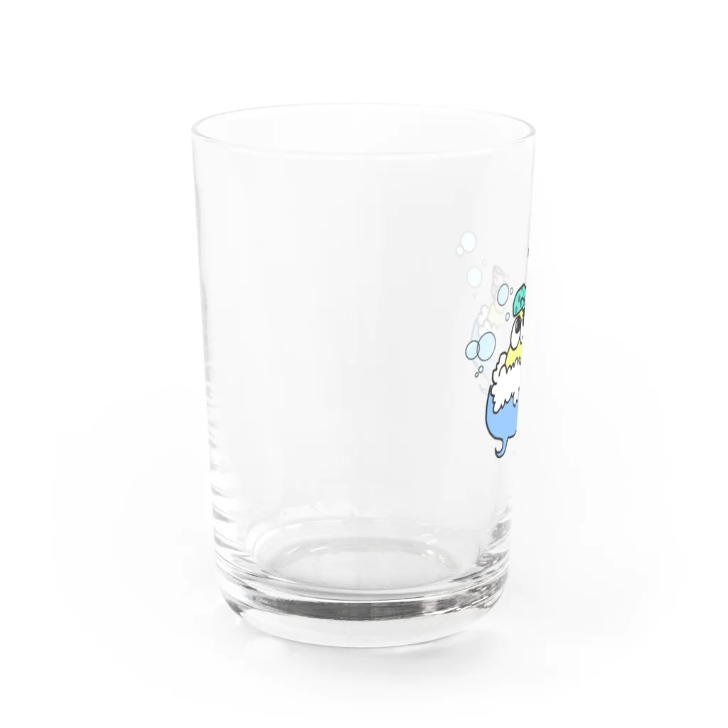 やの屋のギョロたん お風呂 Water Glass :left