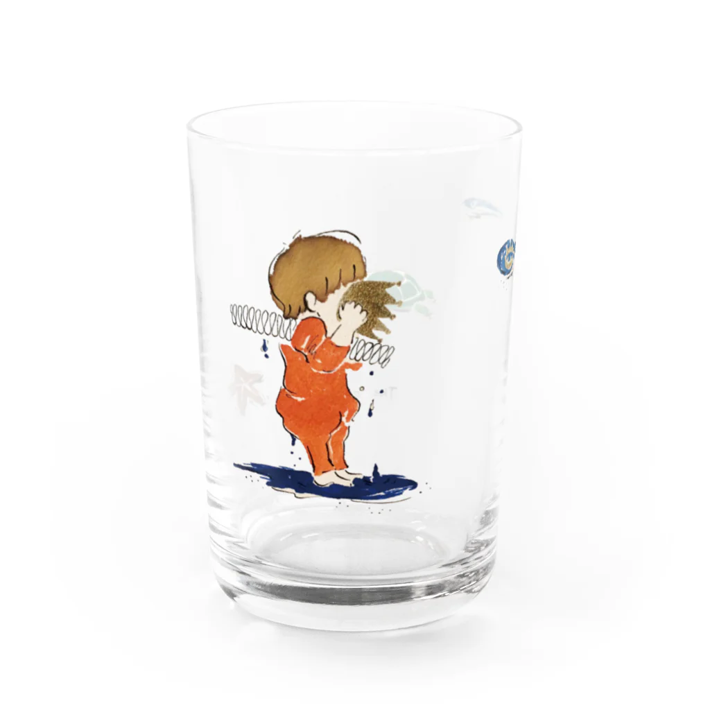 せきまり Mari SekiのThe ocean juice outside ver. Water Glass :left