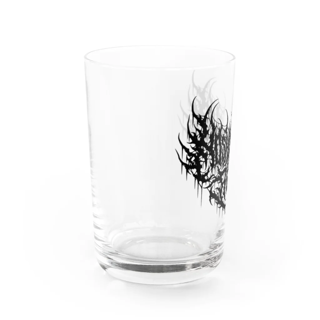 星ノ宮れの💫の星ノ宮れの ロゴ(黒) 小物類 Water Glass :left