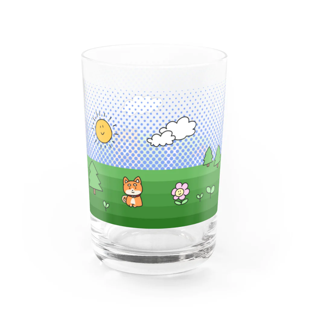 忠犬はちこの犬小屋ショップのはちこのお庭 Water Glass :left