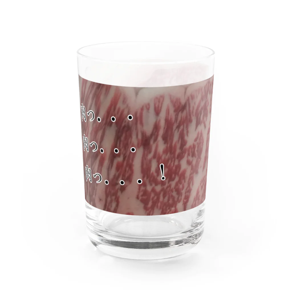 O-tuberちゃんねるの肉．．．肉．．．肉っ．．．！ Water Glass :left