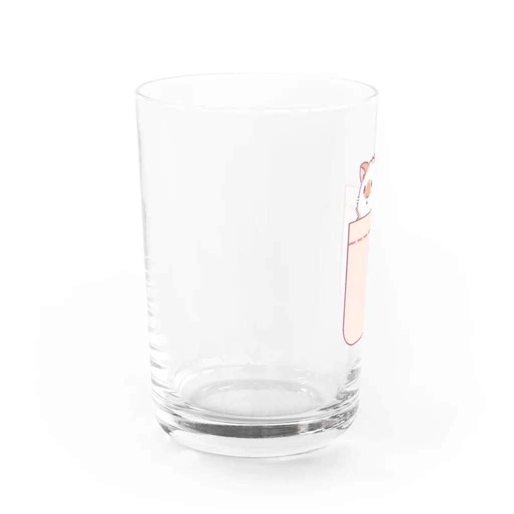 Anzu_Worldのモルモットのぽよりちゃん Water Glass :left