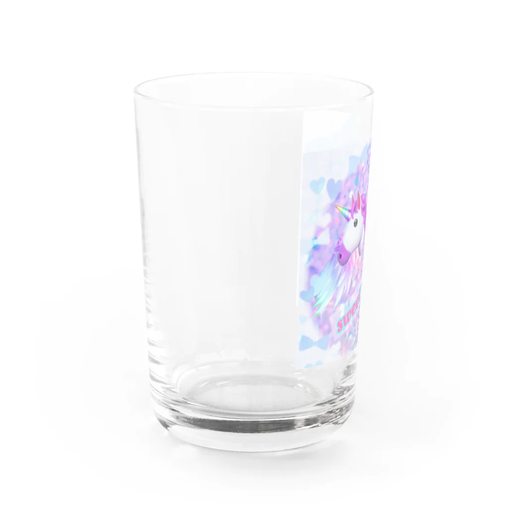 sweet unicornのsweet magic Water Glass :left