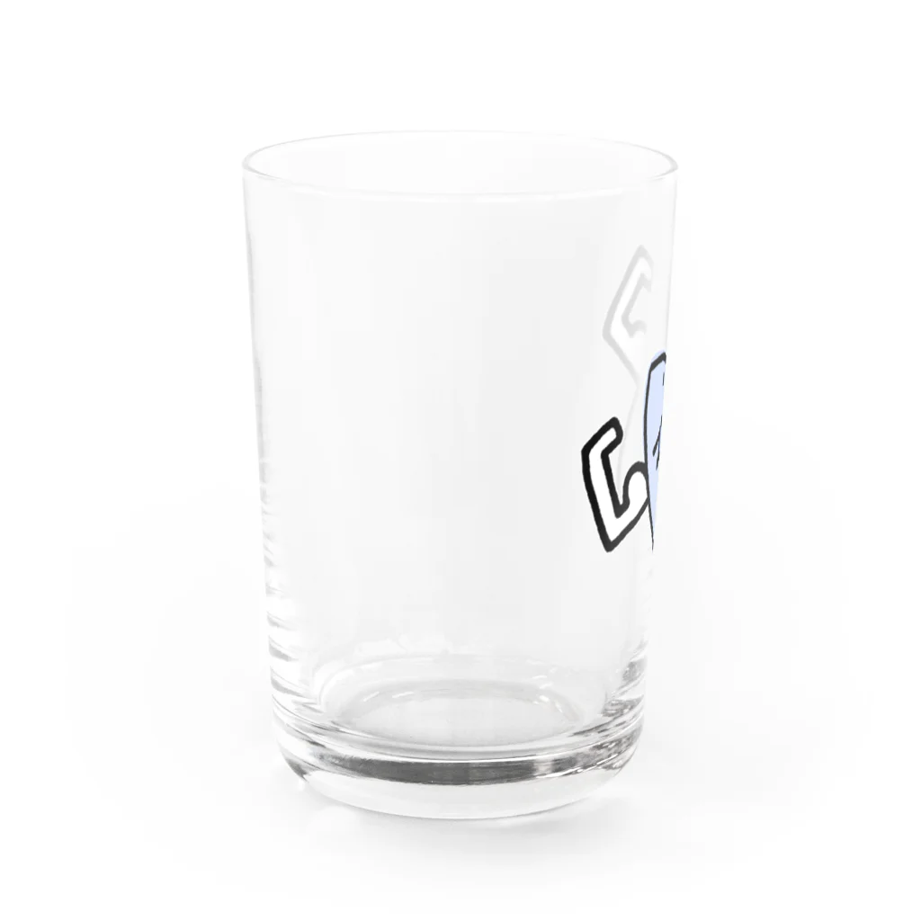 Mark Squier Design SUZURI店のきんにくうお Water Glass :left