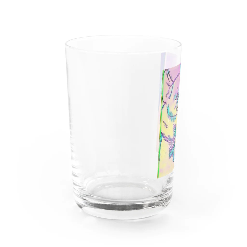 プリンショップのフレンチブル Water Glass :left