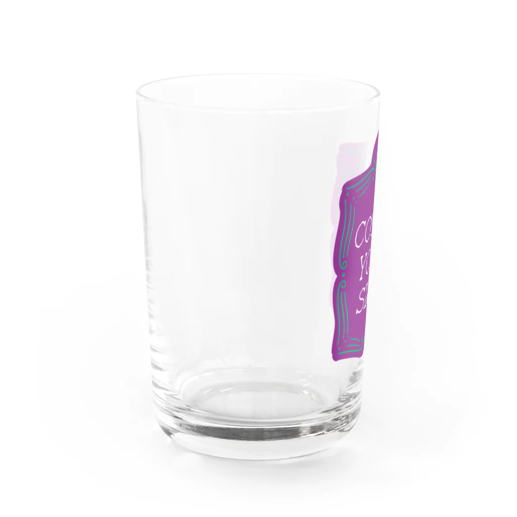 マ太ちゃんショップのお前の罪を数えろ Water Glass :left