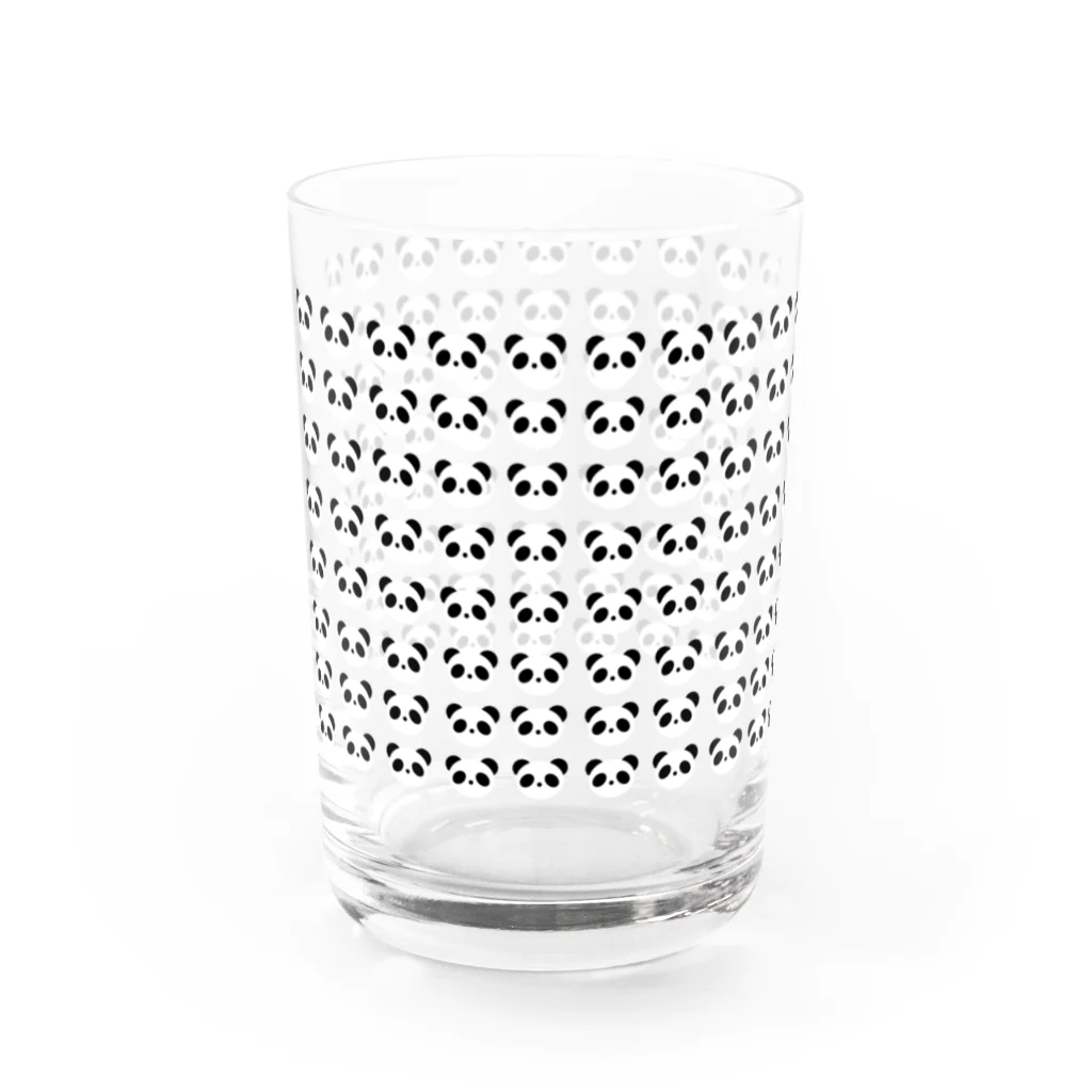 風野ひつじのぱんだならべ Water Glass :left