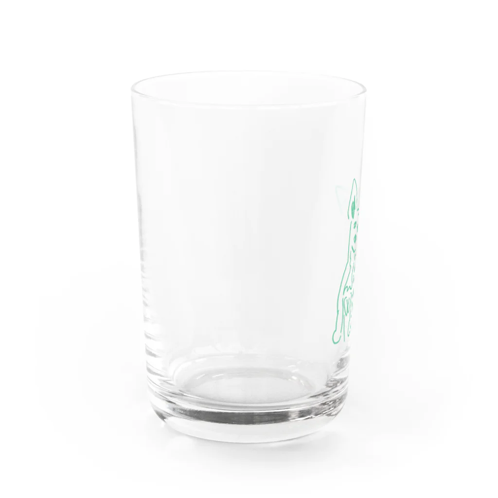 Mylily55の隣の犬 Water Glass :left