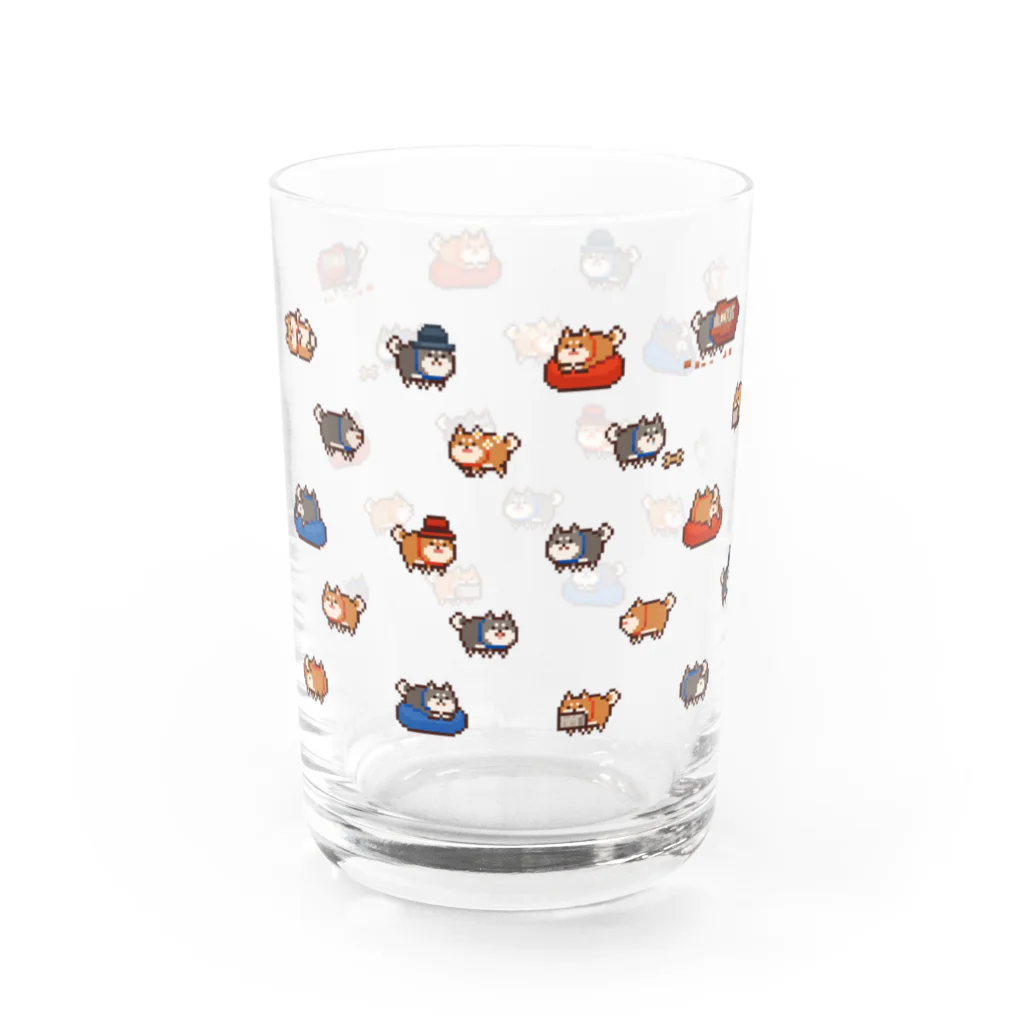 おむすびマーケットのコロタ と てんすけ いっぱい グラス Water Glass :left