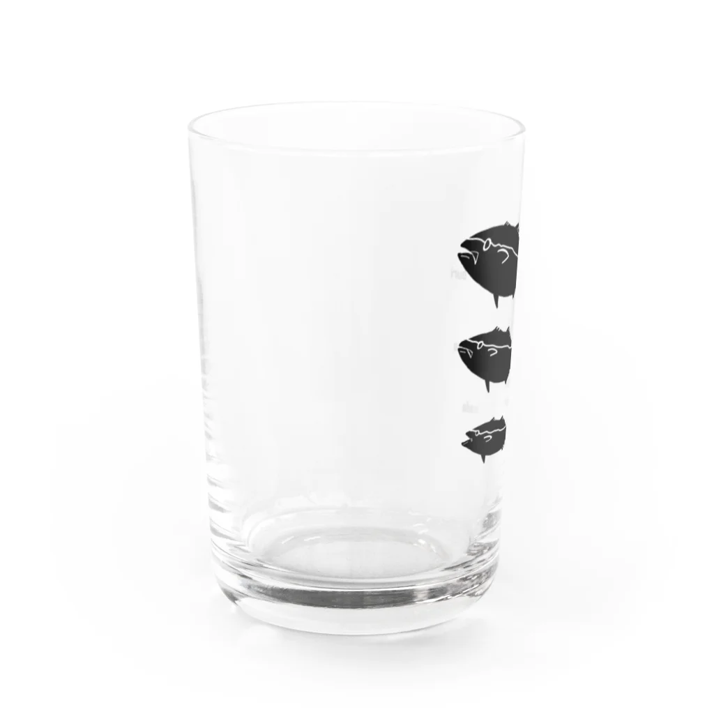 nogomeのブリ・ワラサ・イナダ Water Glass :left