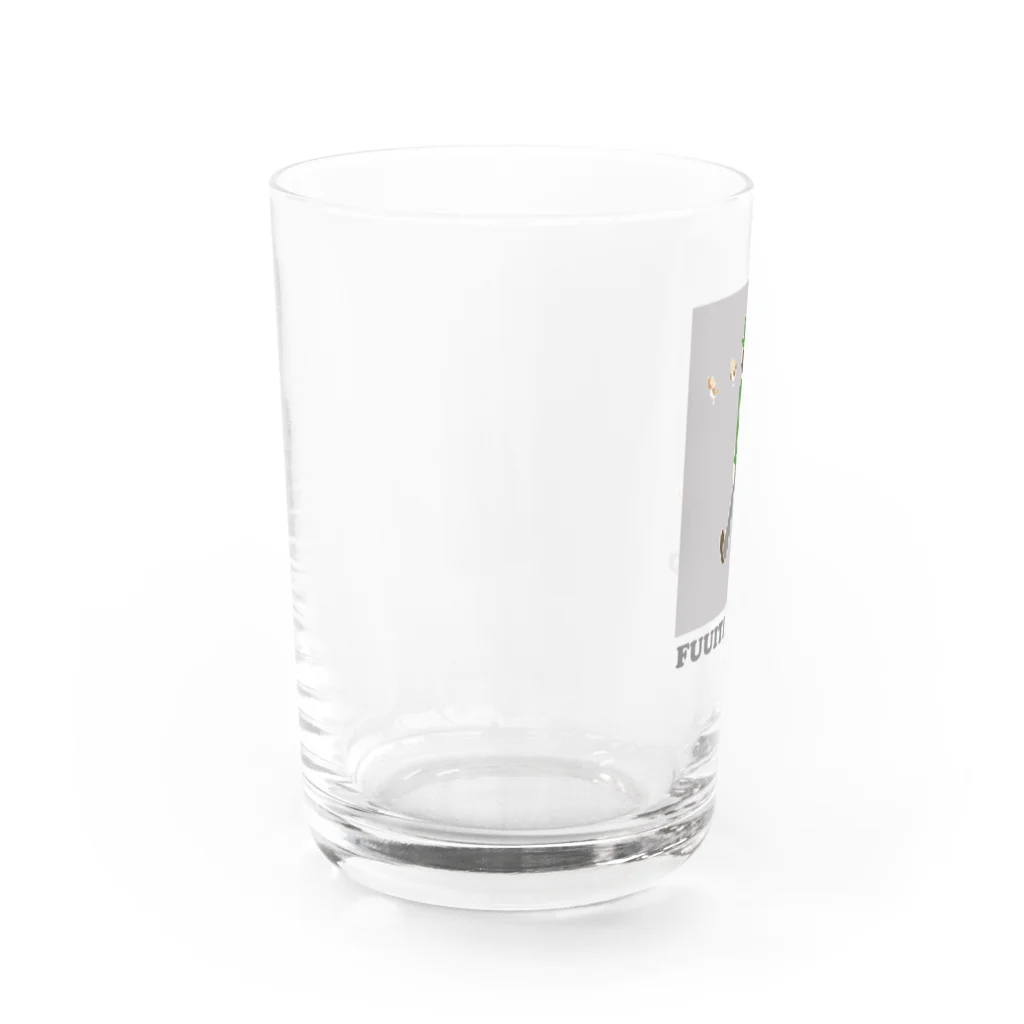 キクヤの風さん、さんぽ？ Water Glass :left