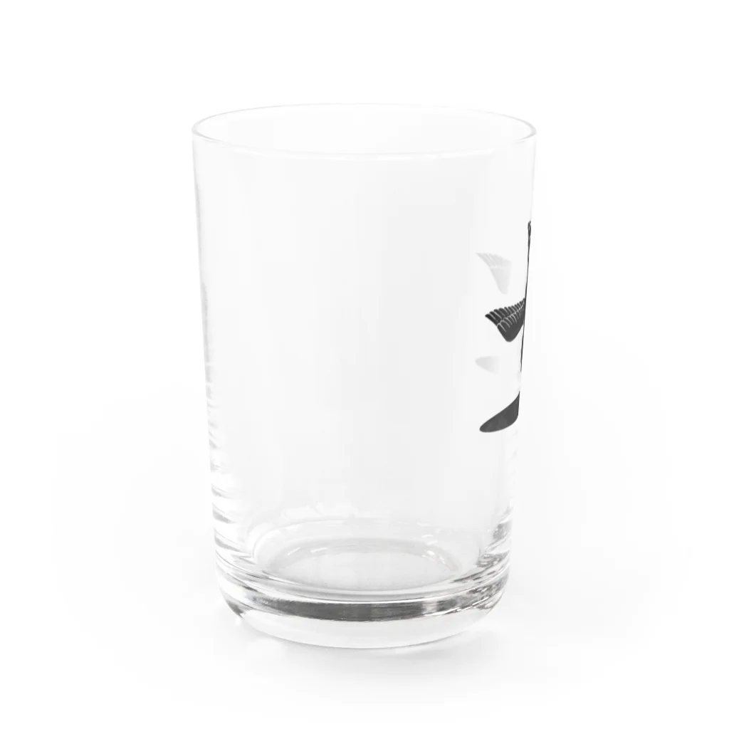 砂と水玉のBBBH「鳥と穴」  Water Glass :left