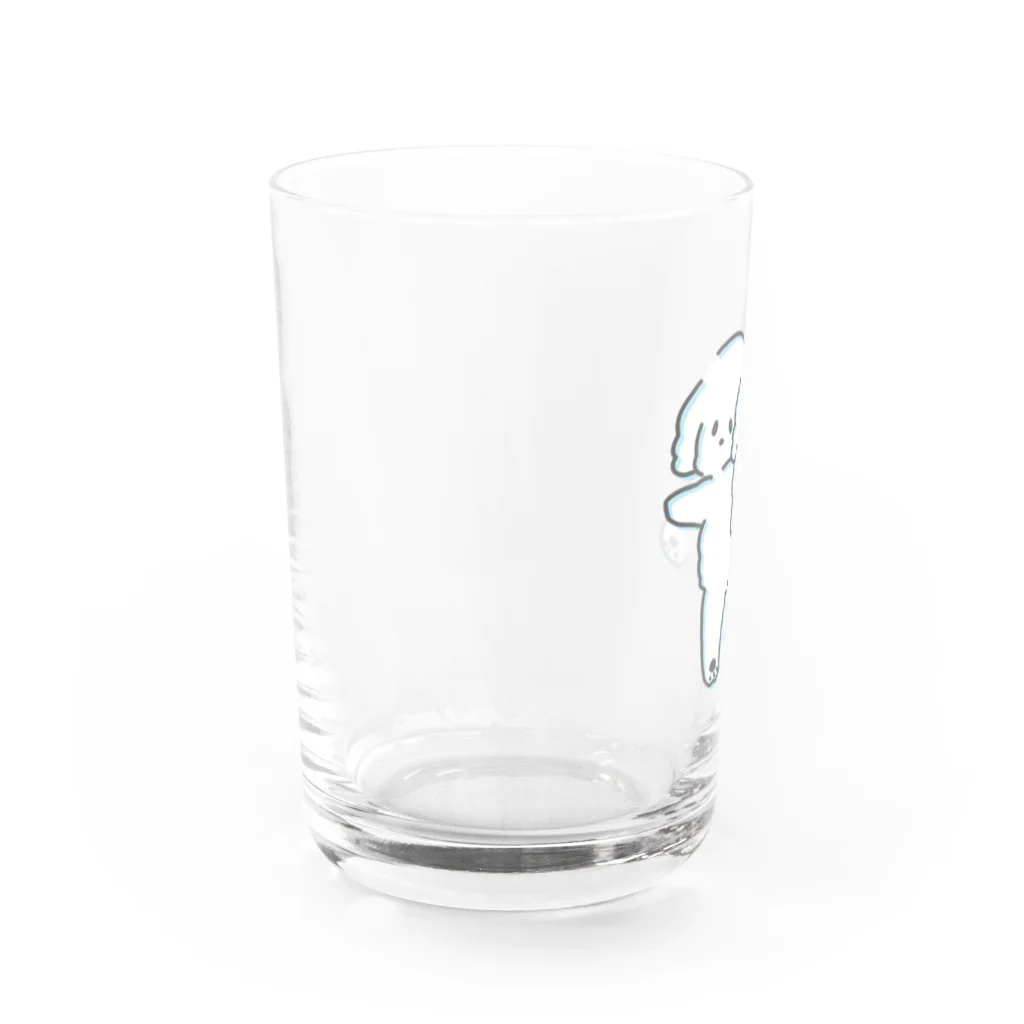 ソラリナのふわふわトイプードル1 Water Glass :left