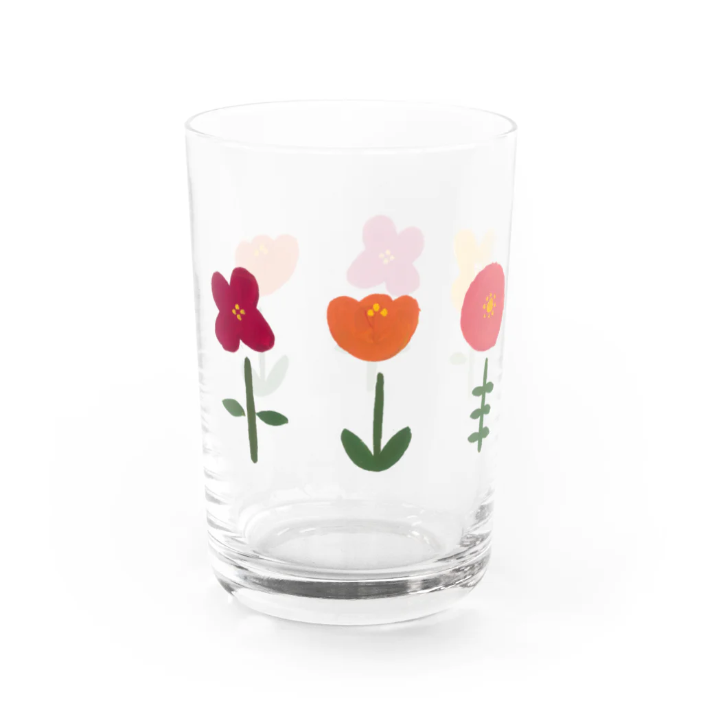 エレナのお花グラス Water Glass :left