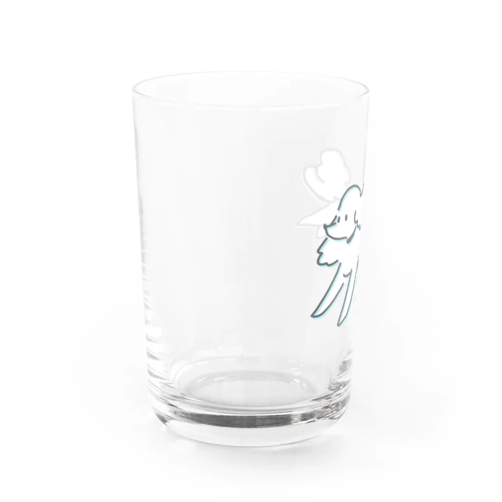 ソラリナのふわふわトイプードル5 Water Glass :left