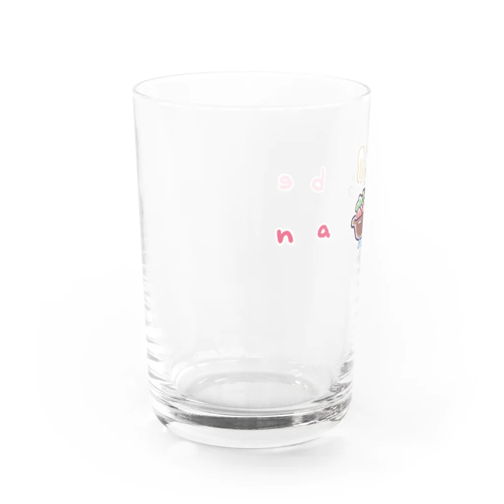 ヨコ山店のお鍋ぐつぐつ Water Glass :left