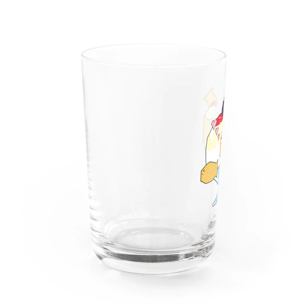 カワシマナオト/Naoto Kawashimaの浅草浪花家コラボ・グラス Water Glass :left