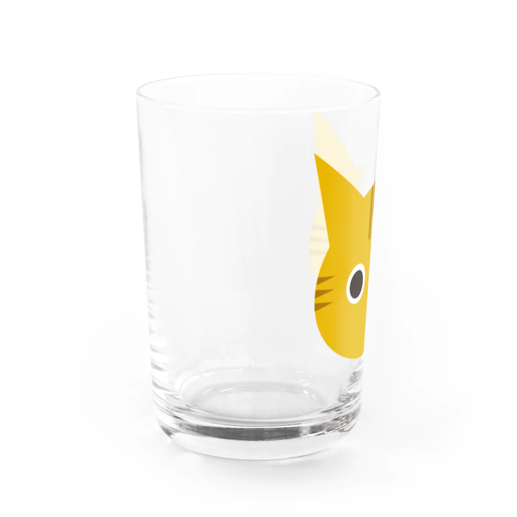 chopper'sの茶トラ Water Glass :left