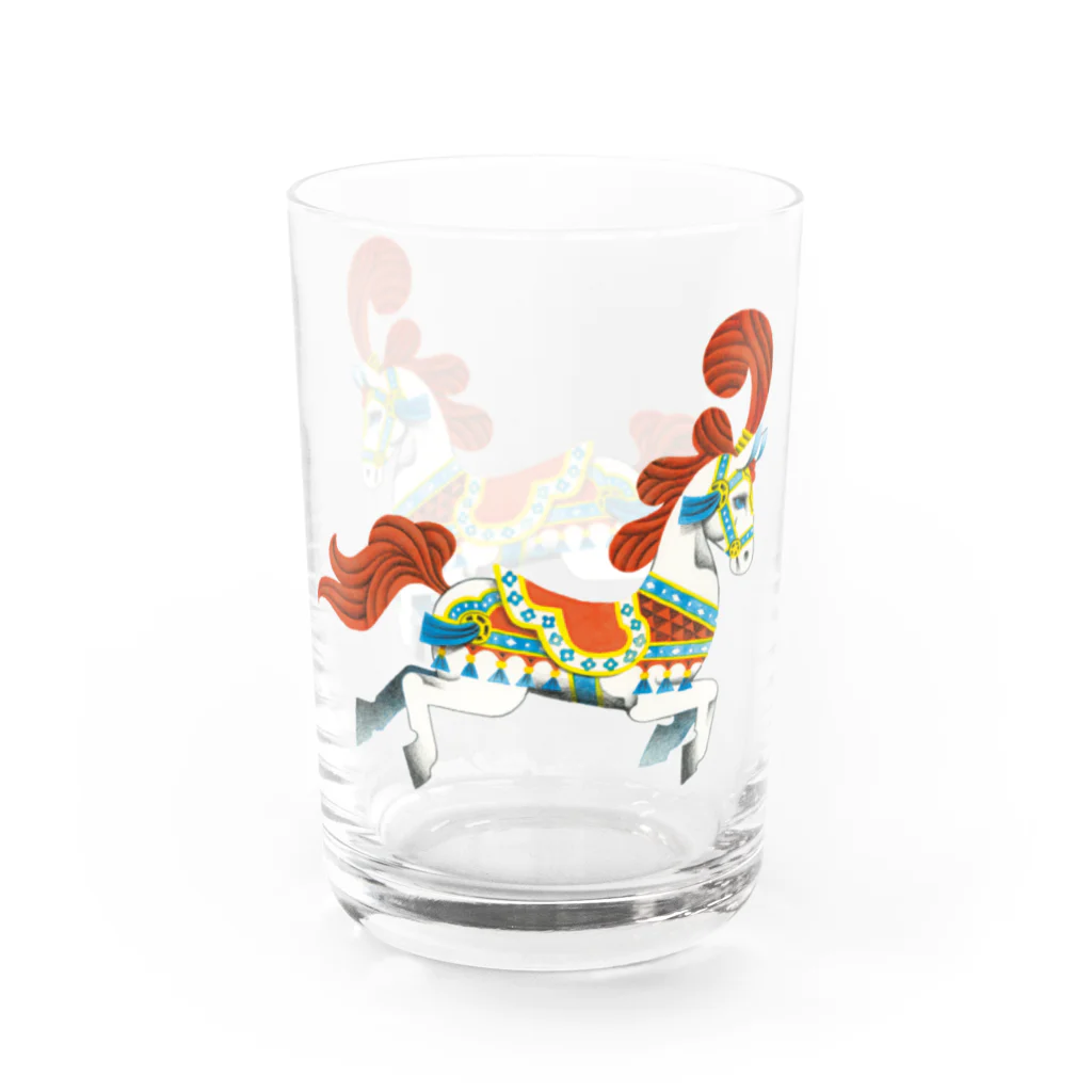 黒ねこ意匠企画室のメリーゴーランド Water Glass :left