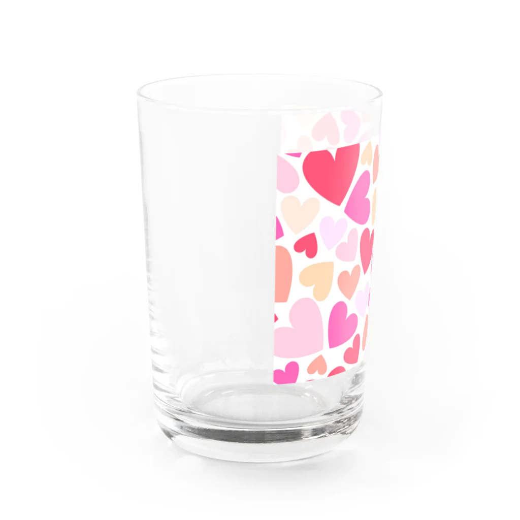 orange_honeyのハート Water Glass :left