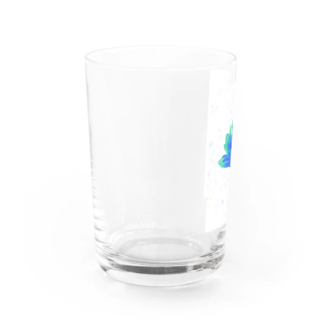 宵花火のサクヨロコビ(青) Water Glass :left