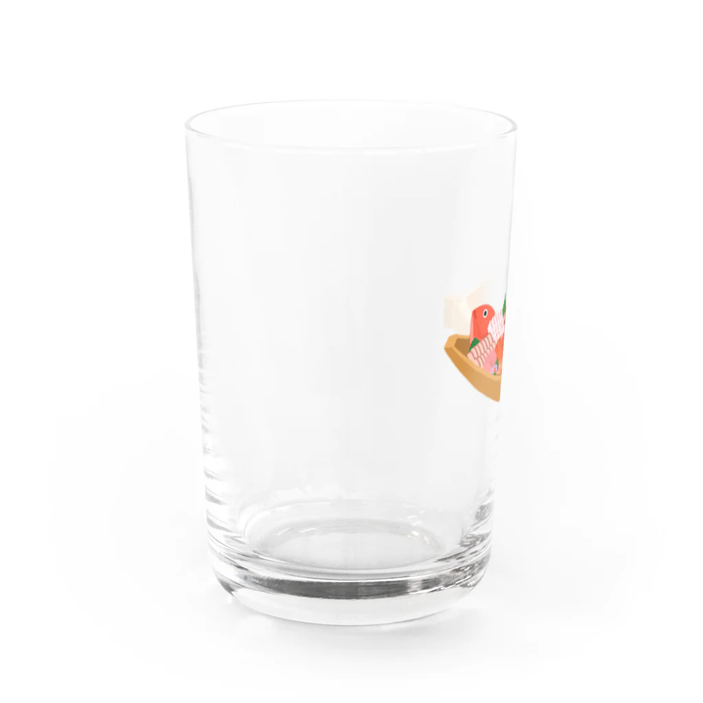 さく🐼の舟盛り Water Glass :left