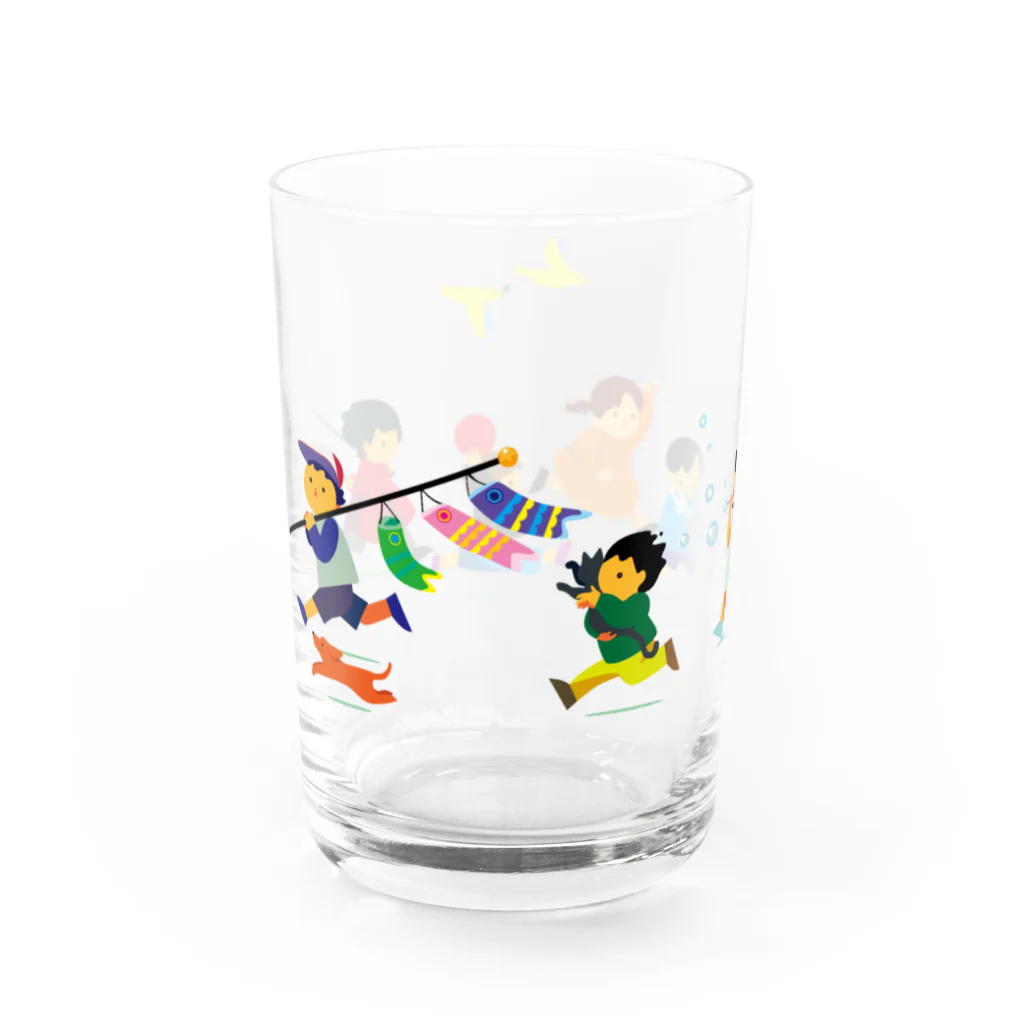 いちかわりくのすこやかに Water Glass :left