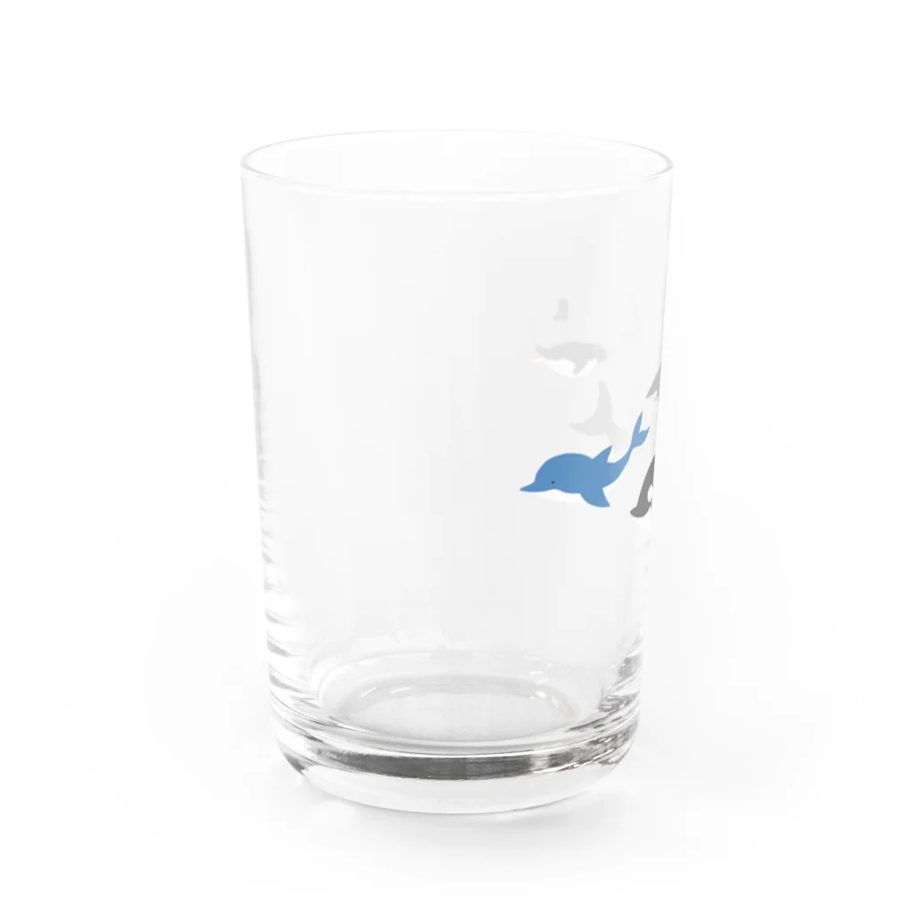 ろのswim(背景透過) Water Glass :left