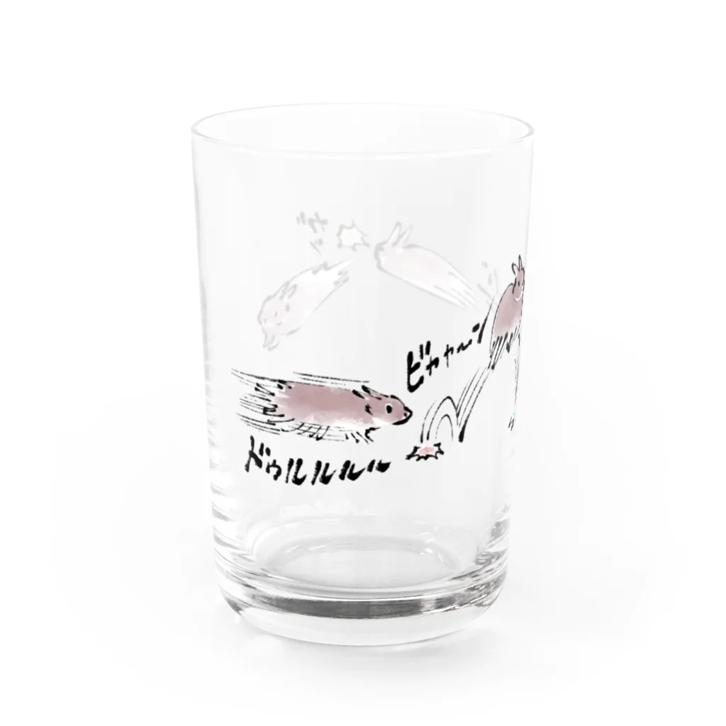 大賀一五の店のドゥルルビャーン Water Glass :left