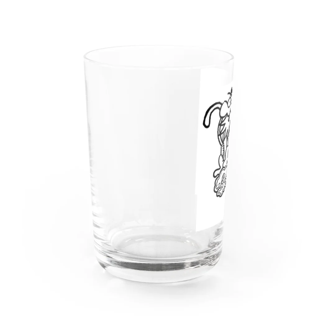 とよだ 時【ゆうもぁ-と】の伊吹山飛行上人 Water Glass :left