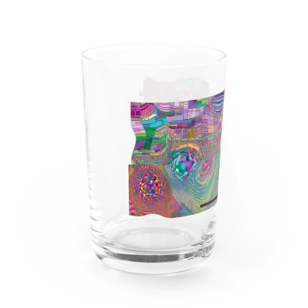 MELT HOUSE-suzuri支店-のBUGらす Water Glass :left