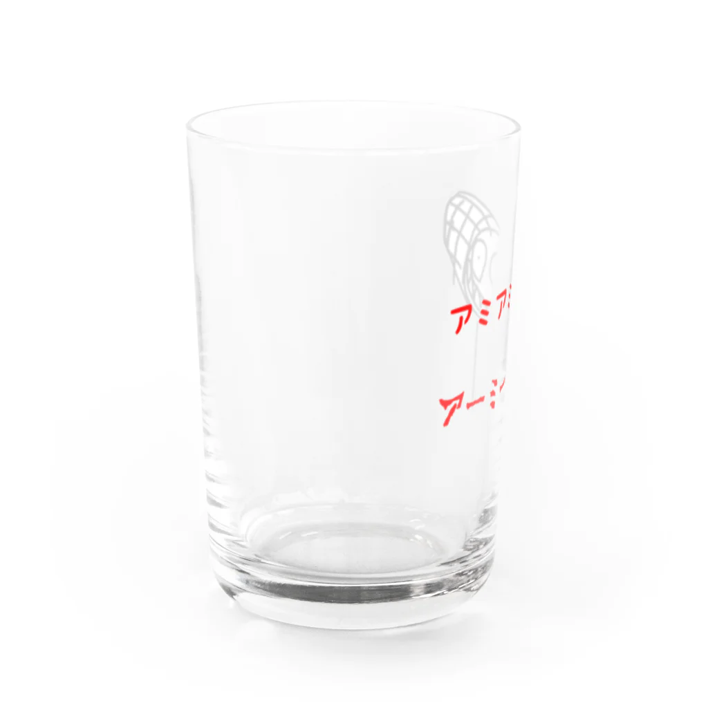 アミアミアーミー君のアミアミショップのアミアミアーミー君グラス Water Glass :left