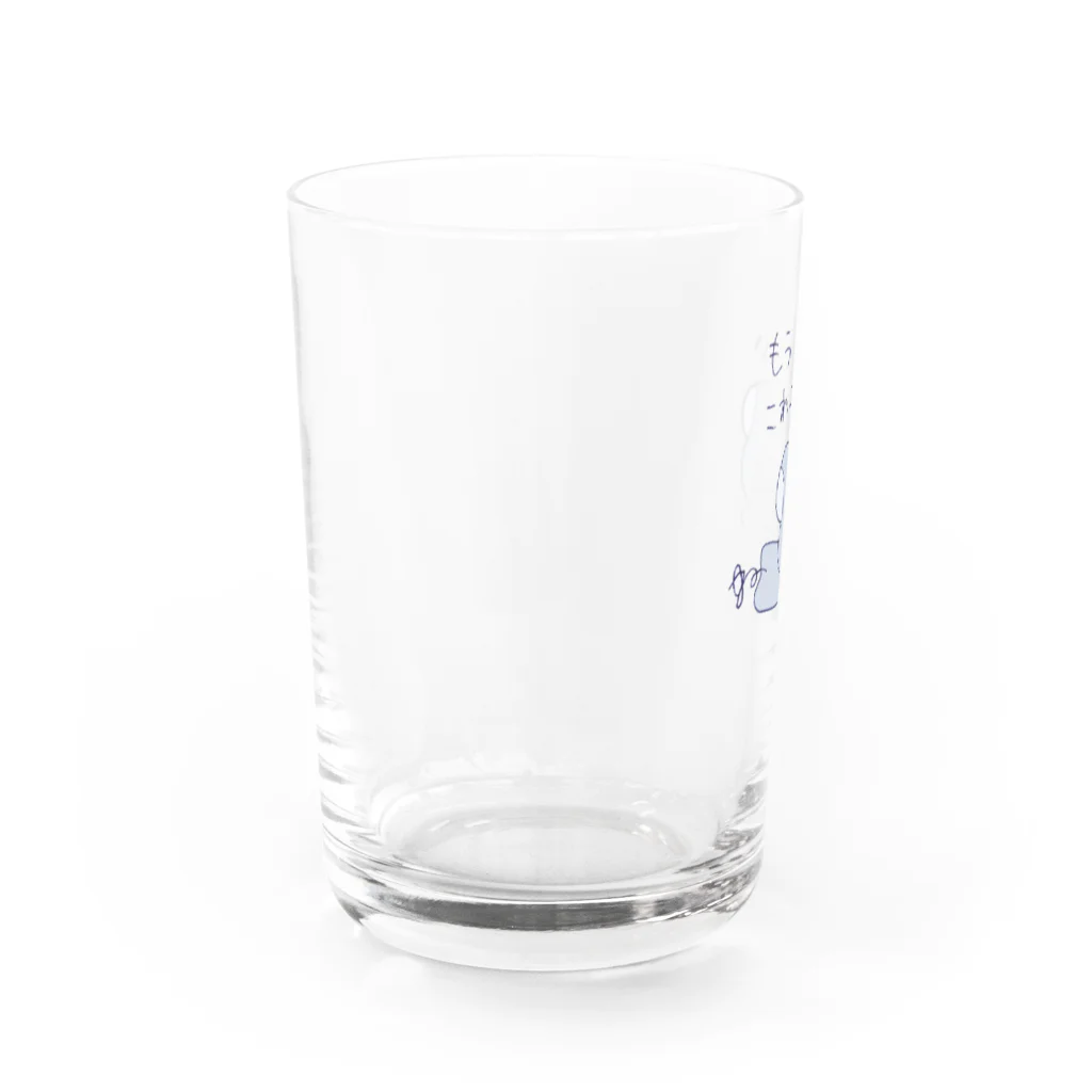 俺、本田のねっみみ　ネガティブ Water Glass :left