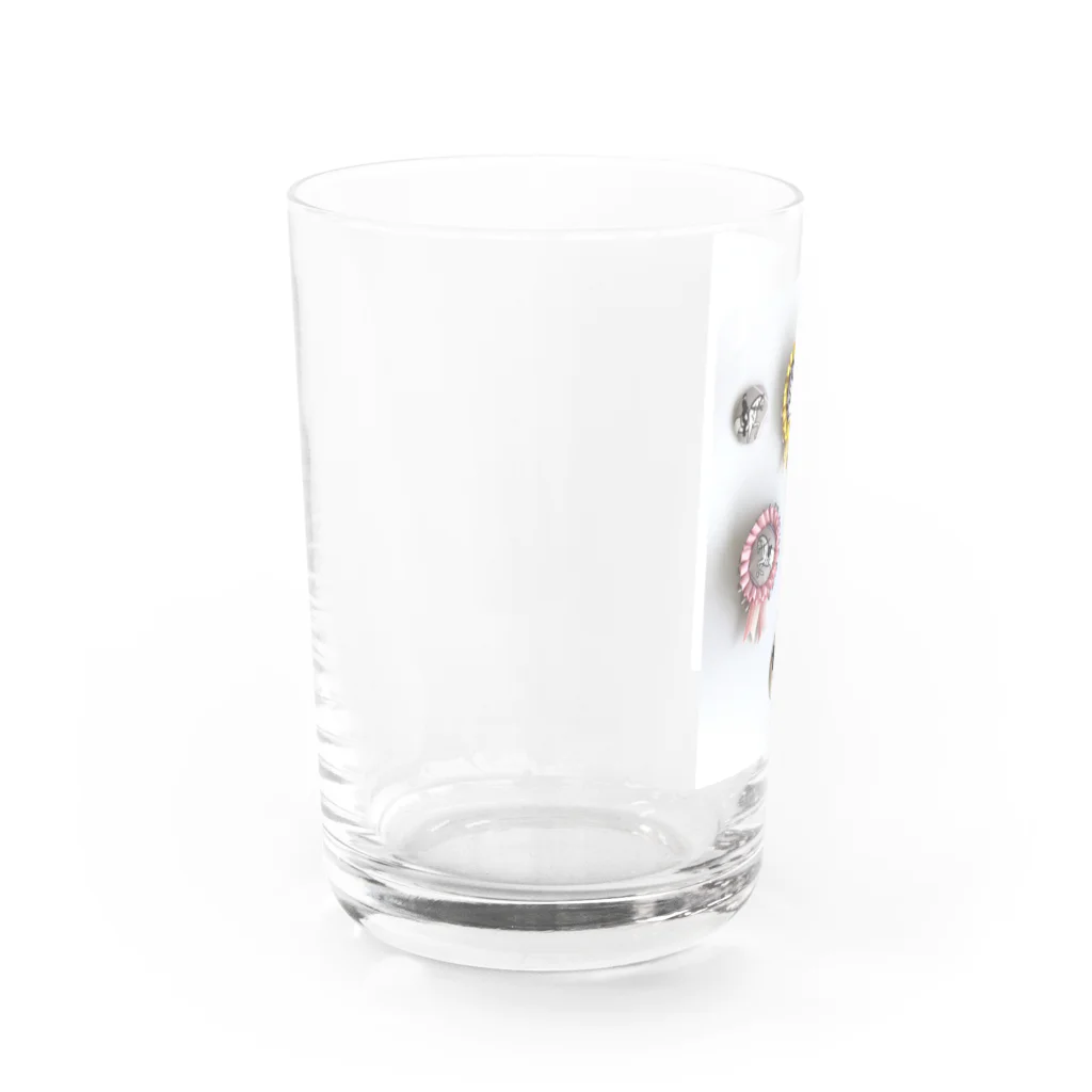 dressage ribbonのショーホースロゼット Water Glass :left