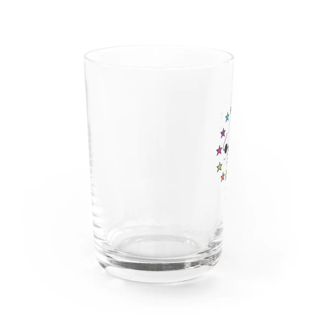 paprikachanのスター囲まれたボーイ、ボーイ Water Glass :left
