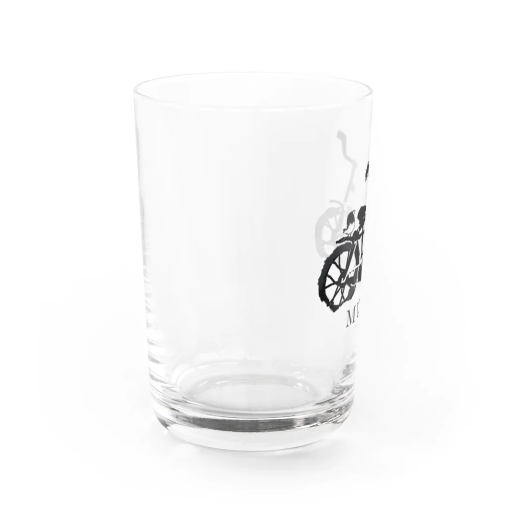 mugsのボロチャリ Water Glass :left