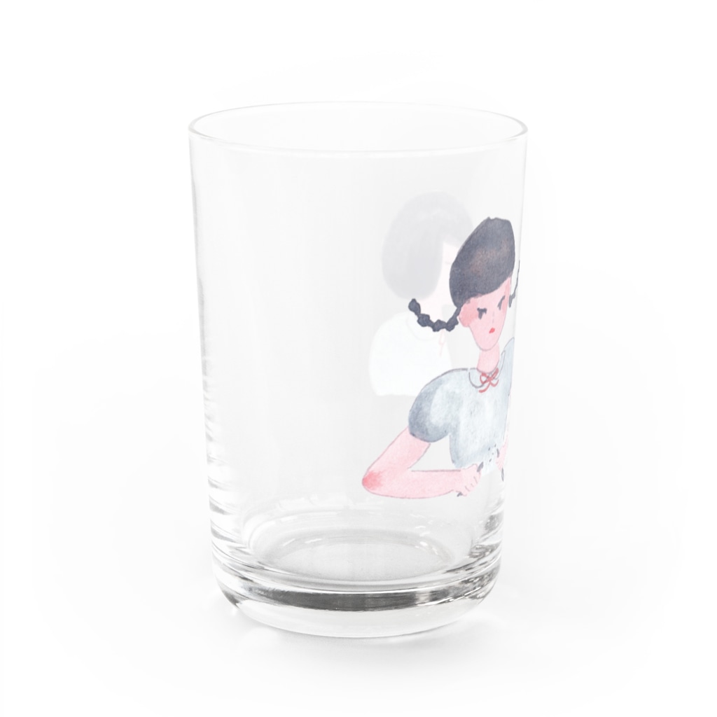 itohidemi.shopのやってられっかよ Water Glass :left