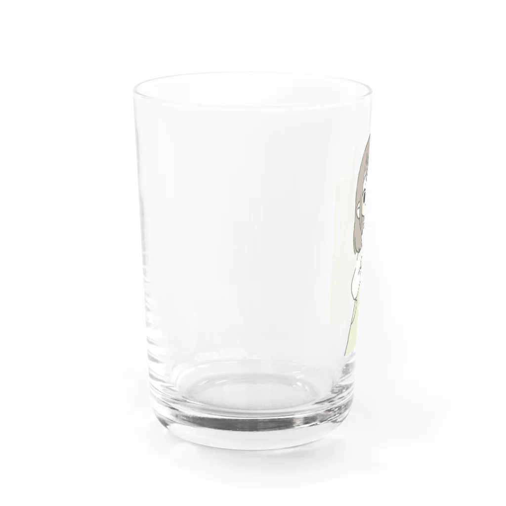 ひよこ豆の春色ちゃん Water Glass :left